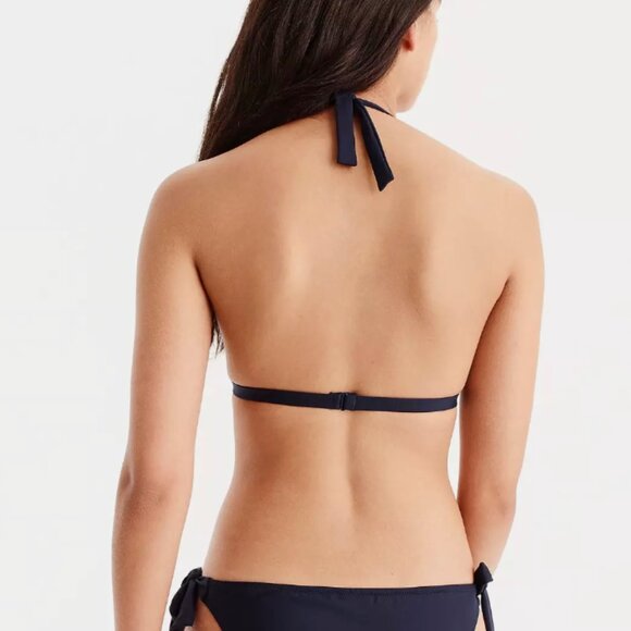 JCrew $54 Halter Bikini Top in Frosty Berry Pink Size XS J2818 pool beach - Picture 3 of 5